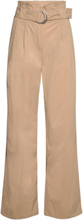 2Nd Foley - Active Crinkle Bottoms Trousers Straight Leg Beige 2NDDAY