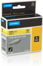 Dymo Tape Rhinopro Heat Shrink 6mm Sort/gul