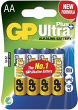 Gp Power Batteri Ultra Plus Alkaline 4 Stk. Aa/lr6