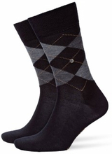 Burlington Strømper Edinburgh Wool Sock Sort Str 40/46 Herre