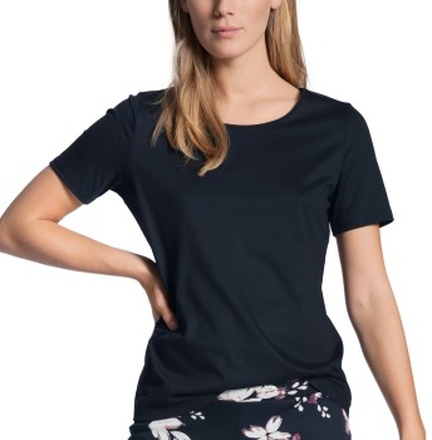Calida Favourites Dreams T-shirt Mörkblå bomull X-Small Dam