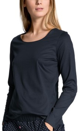 Calida Favourites Dreams Shirt Long Sleeve Mörkblå bomull Medium Dam
