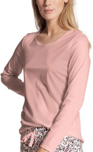 Calida Favourites Dreams Shirt Long Sleeve Rosa bomull Small Dam