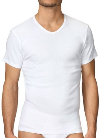 Calida Cotton 1 Herr T-Shirt V 14315 Vit bomull X-Large Herr