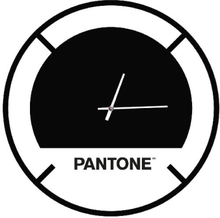 Orologio da parete design moderno Pantone nero Drive In
