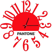 Orologio da parete design classico Pantone rosso Link
