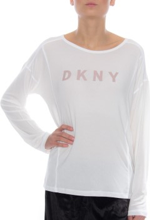 DKNY Elevated Leisure LS Top Vit modal X-Small Dam