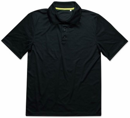 Stedman Active 140 Polo Sort polyester XX-Large Herre
