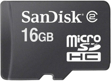 Sandisk Flashhukommelseskort 16gb Microsdhc
