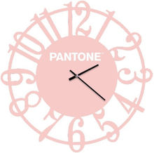 Orologio da parete design classico Pantone rosa Lens