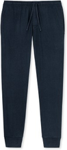 Schiesser Mix and Relax Lounge Pants With Cuffs Mörkblå bomull Small Herr