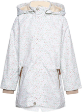 Vikaya Fleece Lined Printed Spring Jacket. Grs Parka Jakke Grey Mini A Ture