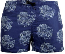 Muchachomalo Badehosen Swimshorts Print FSH Blau Muster Polyester Small Herren