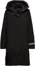 W Victoria Ins Rain Coat Sport Rainwear Rain Coats Black Helly Hansen