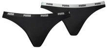 Puma Truser 2P Iconic Bikini Svart Medium Dame