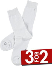 Topeco Strømper Men Classic Socks Plain Hvit Str 41/45 Herre