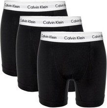Calvin Klein 3P Cotton Stretch Boxer Brief Svart bomull Small Herre