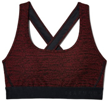 Under Armour BH Crossback Jacquard Sports Bra Rot Muster Polyester Small Damen