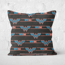 Wonder Woman Retro Neon Square Cushion - 50x50cm - Soft Touch