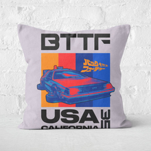 Back to the Future Square Cushion - 50x50cm - Soft Touch