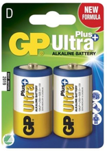 Gp Power Batteri Ultra Plus Alkaline 2 Stk. D/lr20