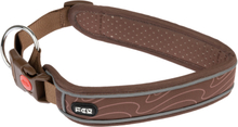 TIAKI Halsband Soft & Safe, braun - Grösse L: 55 - 65 cm Halsumfang, B 45 mm
