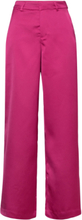 Justina Sateen Bukser Bottoms Trousers Suitpants Pink Minus