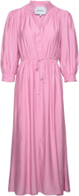 Salmia Midi Dress 1 Knælang Kjole Pink Minus