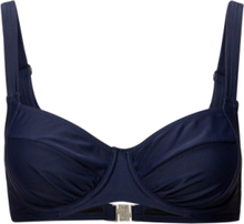 Alanya, Bikini Wire Bra Swimwear Bikinis Bikini Tops Wired Bikinitops Blue Abecita