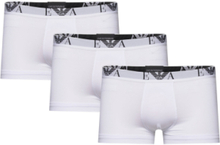 Men's Knit 3Pack Trunk Boxershorts White Emporio Armani