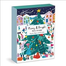 Louise Cunningham Merry and Bright 12 Days of Christmas Advent Puzzle Calen