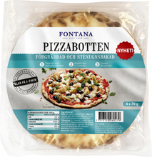 Fontana Pizzabottnar Vete Mini 4-pack