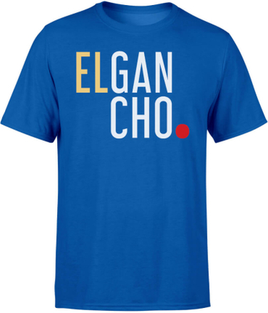 Elgancho Men's Blue T-Shirt - XXL - Blue