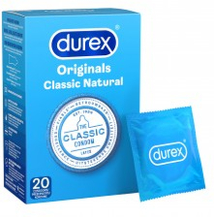 Durex Classic Natural 1X 20pcs