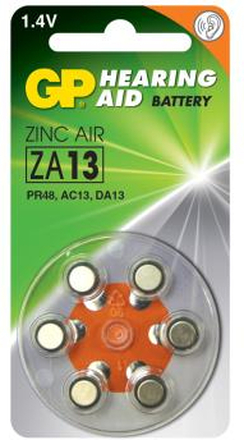 GP ZA 13-D6 Hörapparatsbatteri
