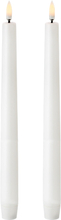 Uyuni Lighting - LED kronelys 25x2,3 cm 2 stk nordic white