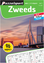 Puzzelsport Puzzelboek 96 pagina&apos;s Zweeds 2-3 Stippen