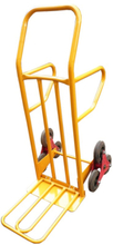 Carrello portapacchi bravetta trasporto per scale a 6 ruote con ribalta 250kg C1299030