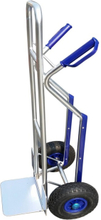 Carrello portapacchi bravetta per trasporto in alluminio 2 ruote 150kg c1299010