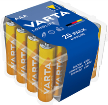 Varta: Longlife AAA / LR03 Batteri 20-pack