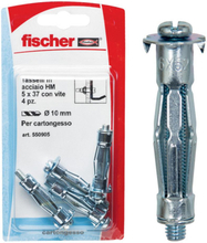 Fischer HM 5X37 S K 4pz Tasselli cartongesso stop fissaggio ancoraggio
