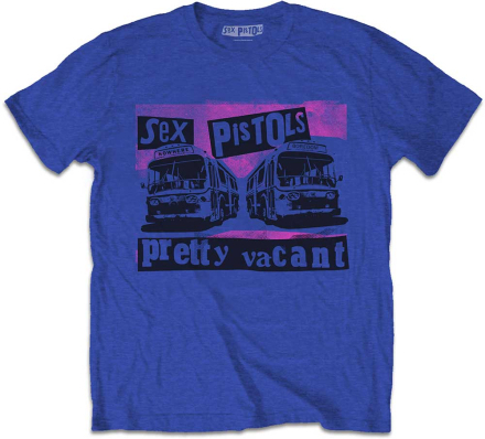 The Sex Pistols: Unisex T-Shirt/Pretty Vacant Coaches (Medium)