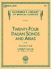 24 Italian Songs & Arias - Medium Low Voice