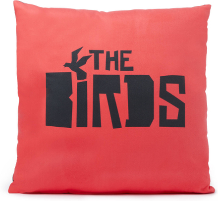 Hitchcock The Birds Abstract Flight Square Cushion - 60x60cm - Soft Touch