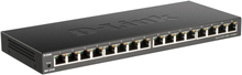 D-LINK DGS-1016S 16-Port 10/100/1000Mbps Unmanaged Gigabit Ethernet