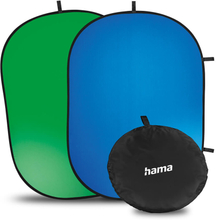 HAMA Folding Background 2-in-2 Green/Blue 150x200 cm