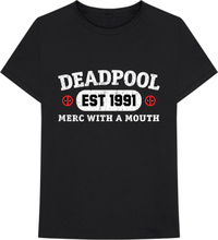 Marvel Comics: Unisex T-Shirt/Deadpool Merc With A Mouth (Small)