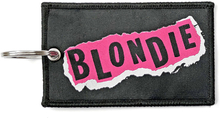 Blondie: Keychain/Punk Logo (Double Sided Patch)