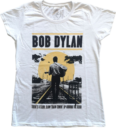 Bob Dylan: Ladies T-Shirt/Slow Train (Medium)