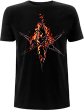 Bring Me The Horizon: Unisex T-Shirt/Flaming Hex (Small)